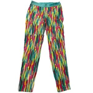 Nike Pro All Over Print Capri Tights Hyperwarm XL Rainbow Stripes